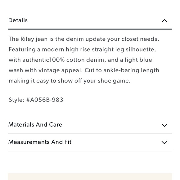 Agolde Riley High Rise Straight Jeans NWT - Picture 3 of 6
